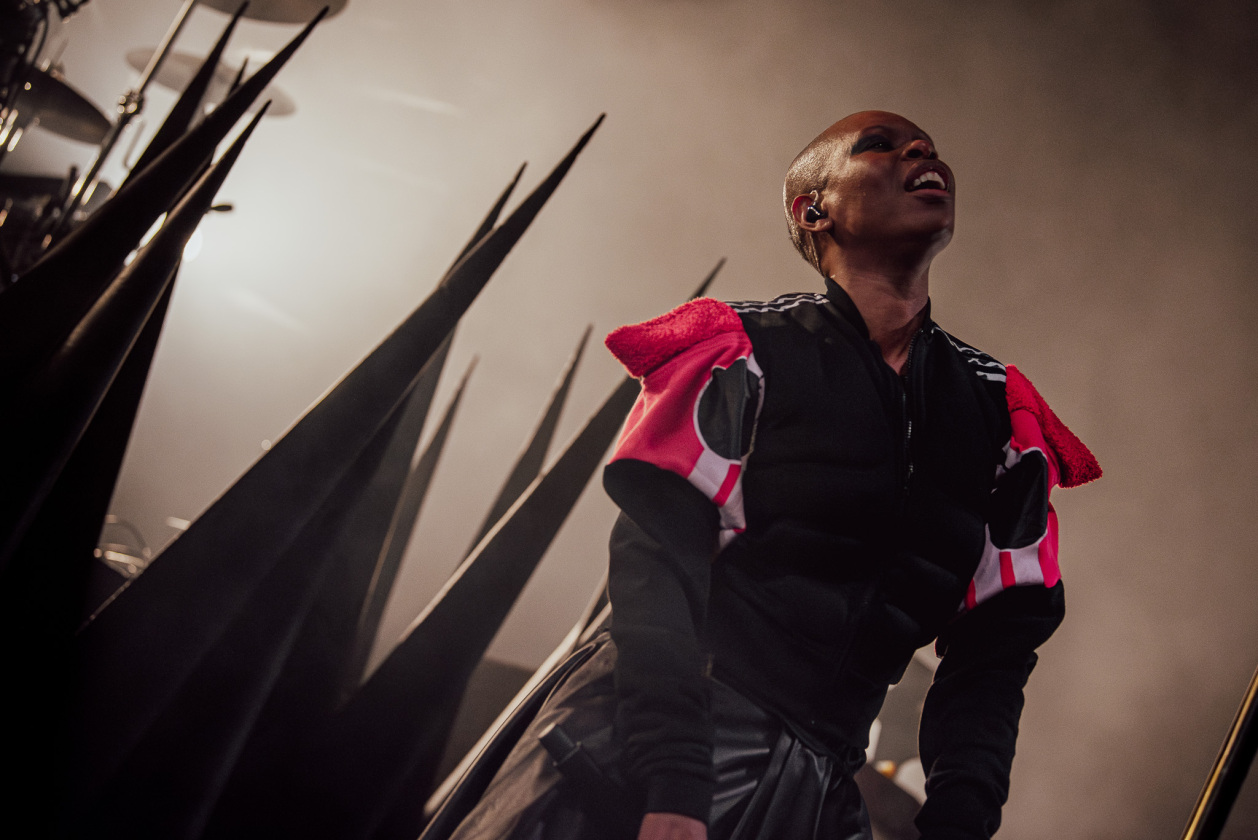 Energiegeladenes 90s-Revival: Skin und Band begeistern ein ausverkauftes Haus. – Skunk Anansie.