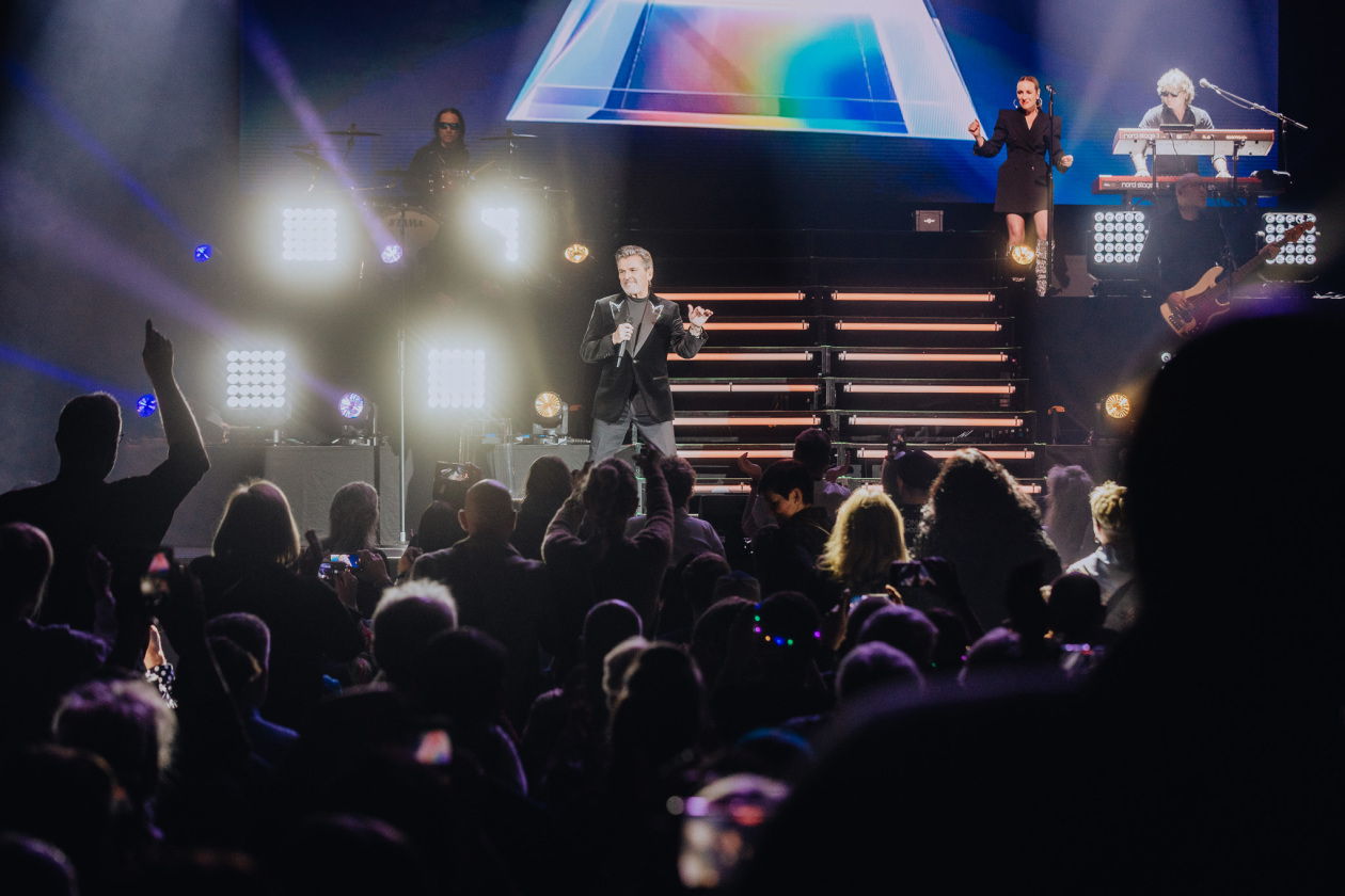 Beim Auftakt zur "Thomas Anders sings Modern Talking" -Tour 2026. – Thomas Anders.