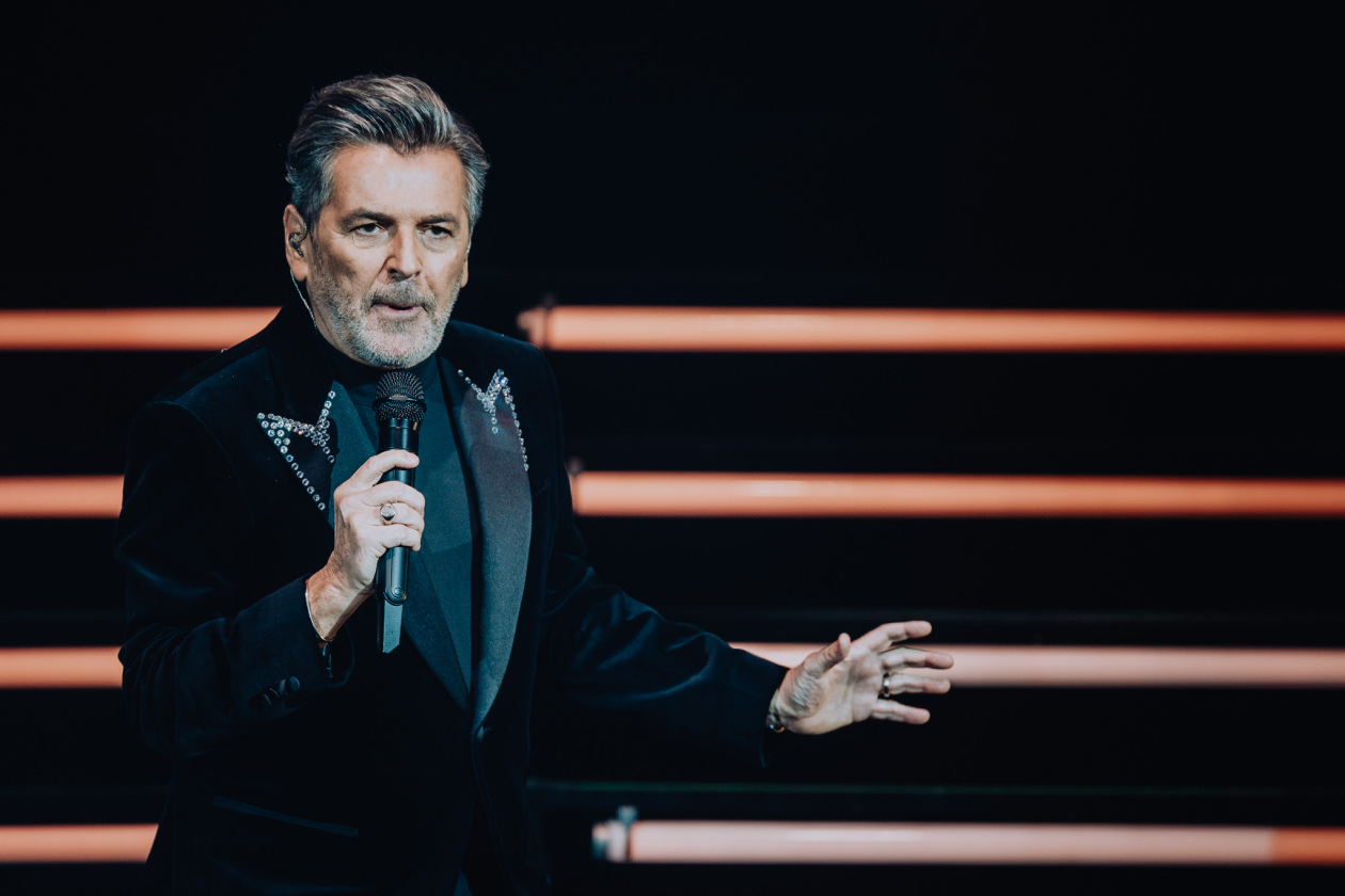 Beim Auftakt zur "Thomas Anders sings Modern Talking" -Tour 2026. – Thomas Anders.
