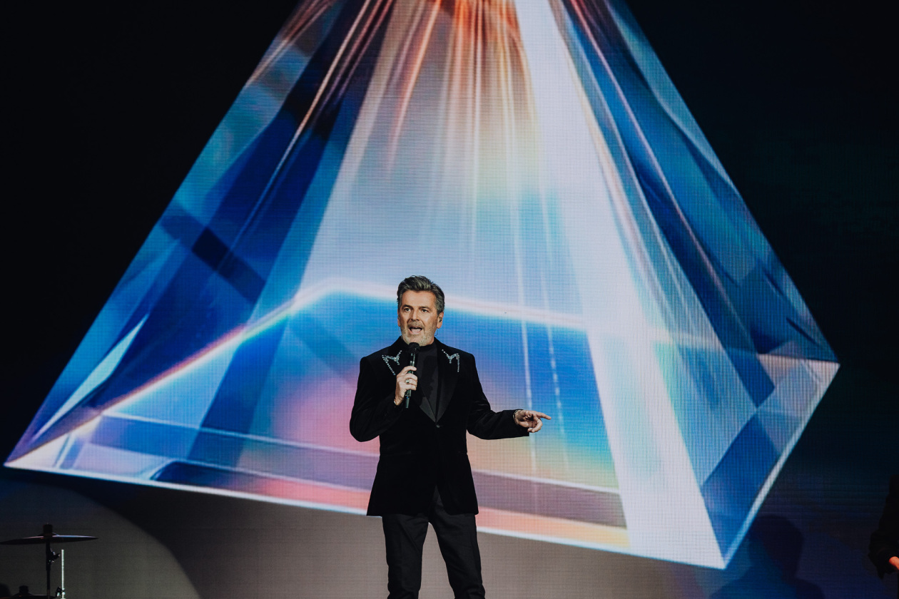 Beim Auftakt zur "Thomas Anders sings Modern Talking" -Tour 2026. – Thomas Anders.