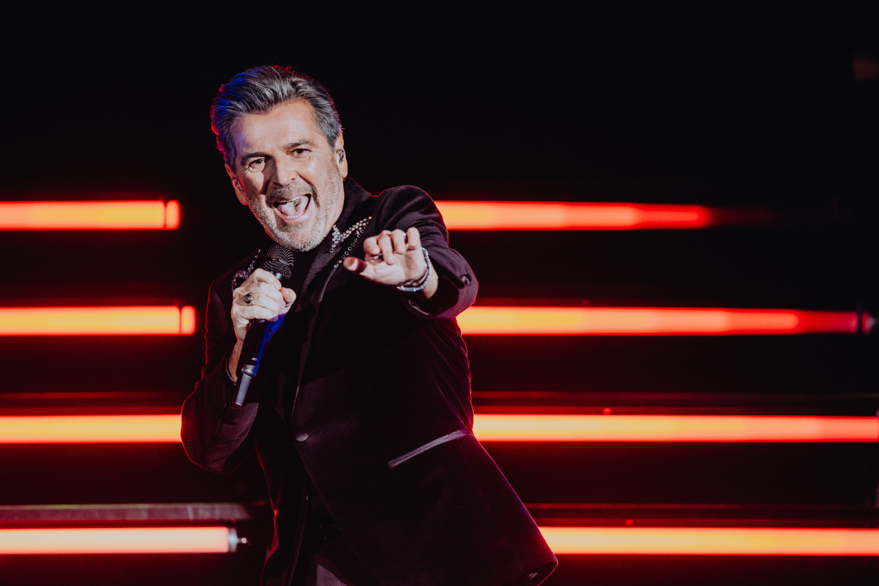 Beim Auftakt zur "Thomas Anders sings Modern Talking" -Tour 2026. – Thomas Anders.
