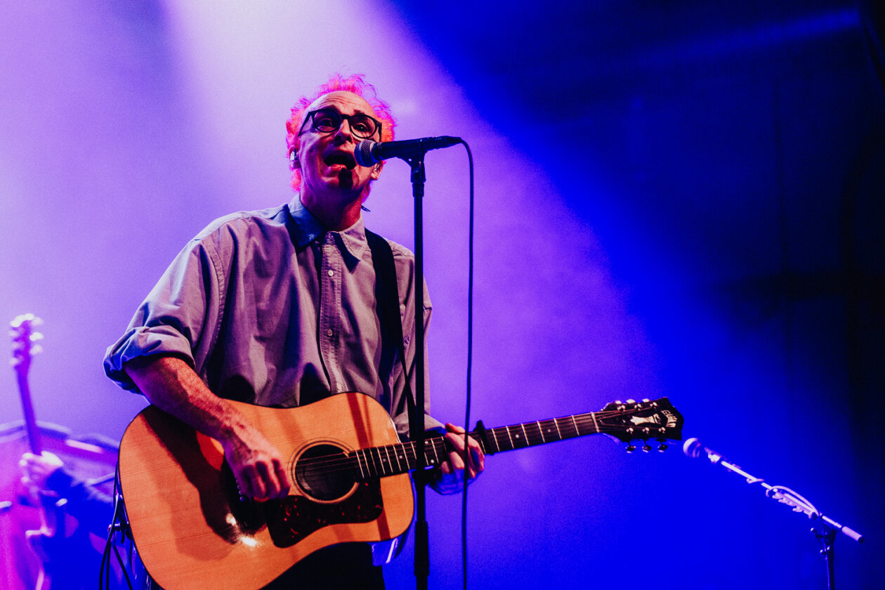 Nach acht Jahren erstmals wieder in Deutschland: Fran Healy, Gitarrist Andy Dunlop, Bassist Douglas Payne und Schlagzeuger Neil Primrose live in Berlin. – Travis live in Berlin: Fran Healy