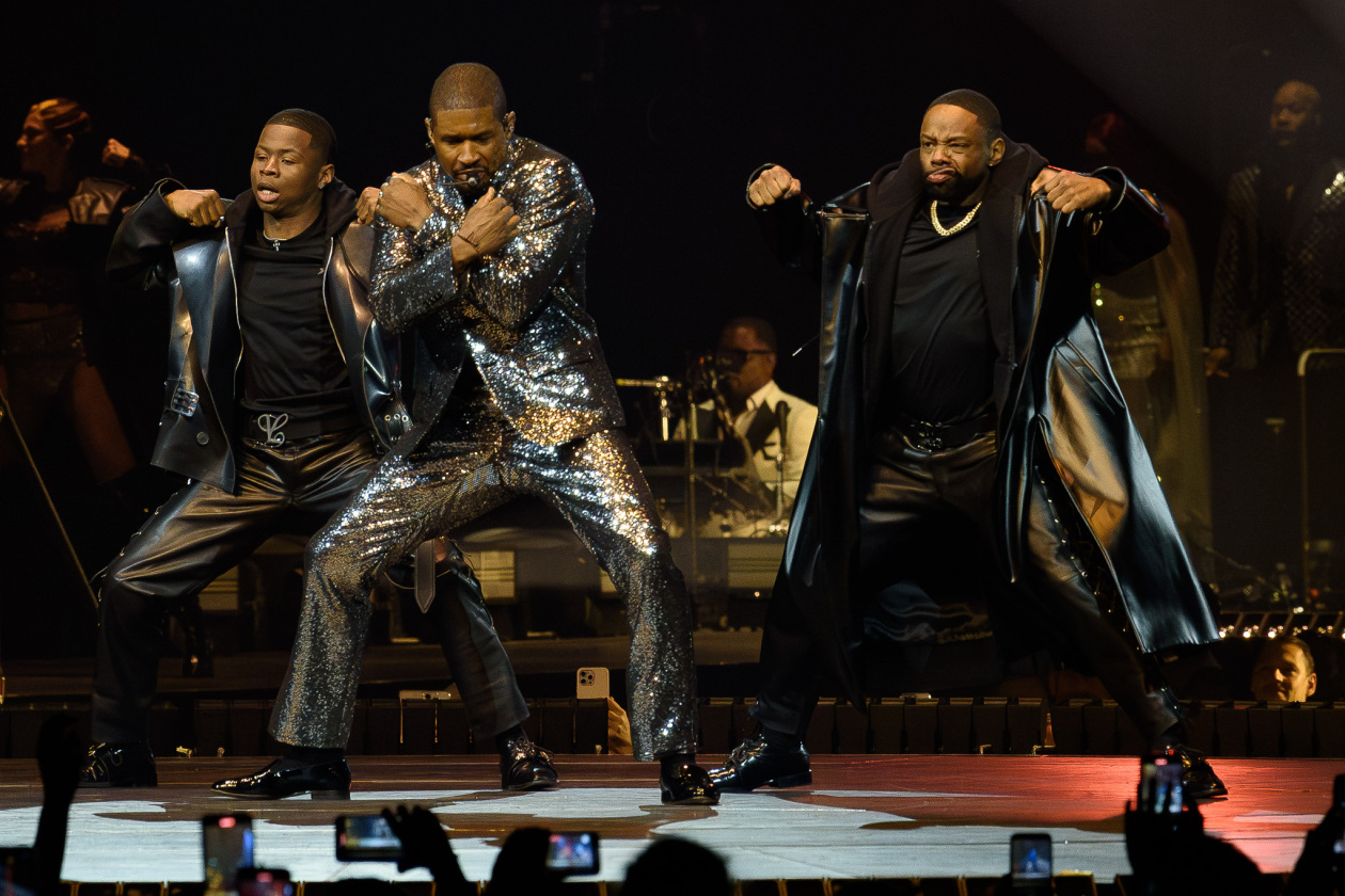 R'n'B-Alarm: der US-Star in der Hauptstadt. – Usher.
