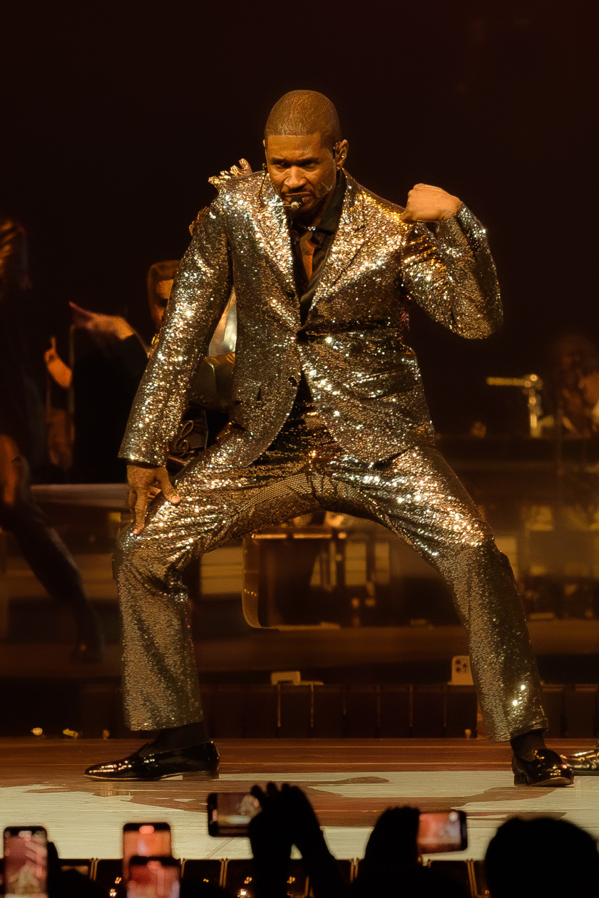 R'n'B-Alarm: der US-Star in der Hauptstadt. – Usher.