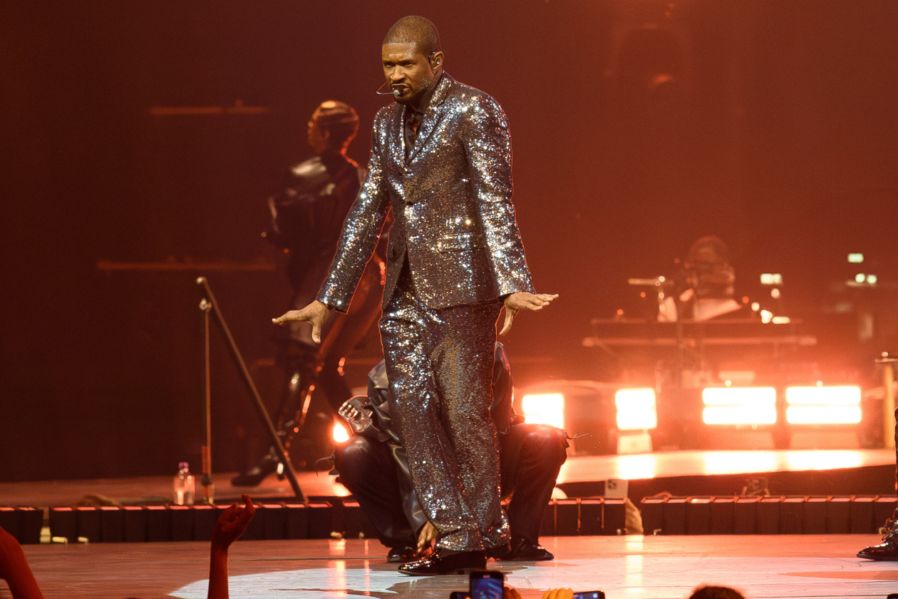 R'n'B-Alarm: der US-Star in der Hauptstadt. – Usher.