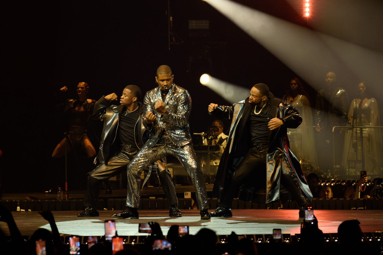 R'n'B-Alarm: der US-Star in der Hauptstadt. – Usher.
