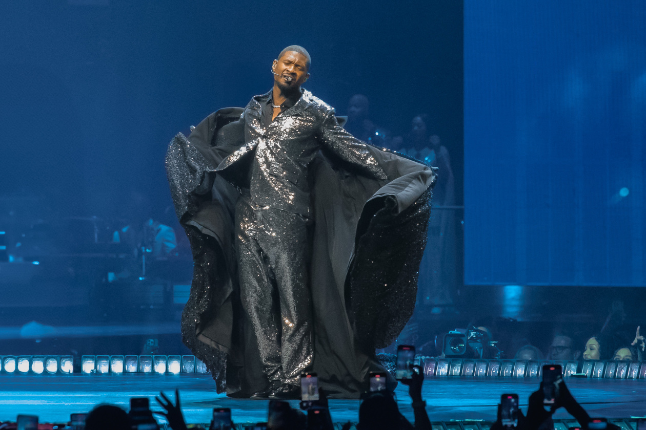 R'n'B-Alarm: der US-Star in der Hauptstadt. – Usher.
