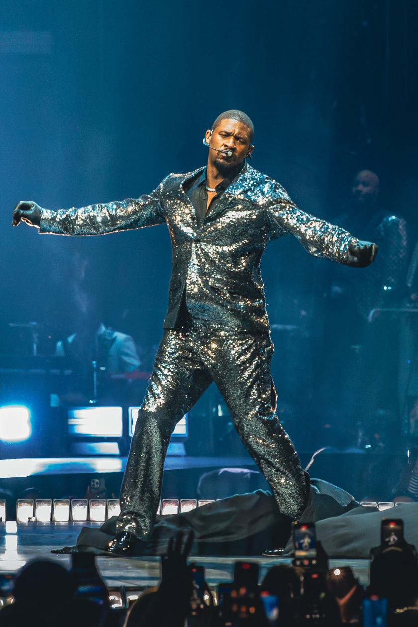 R'n'B-Alarm: der US-Star in der Hauptstadt. – Usher.