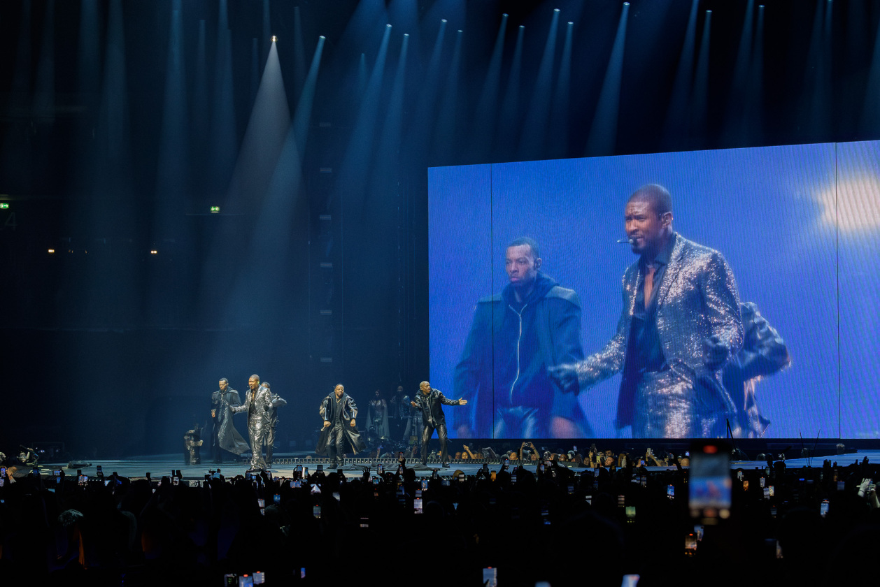 R'n'B-Alarm: der US-Star in der Hauptstadt. – Usher.