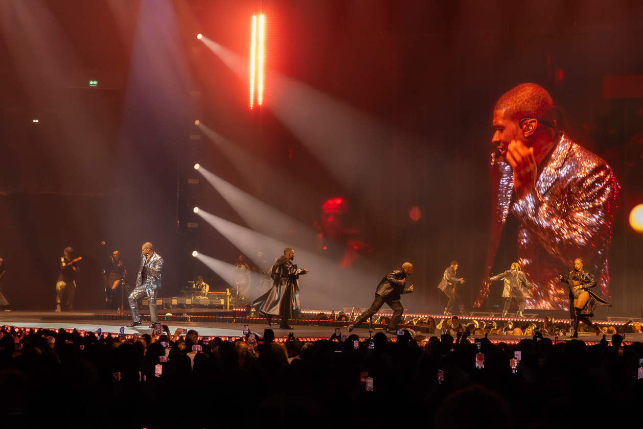 R'n'B-Alarm: der US-Star in der Hauptstadt. – Usher.