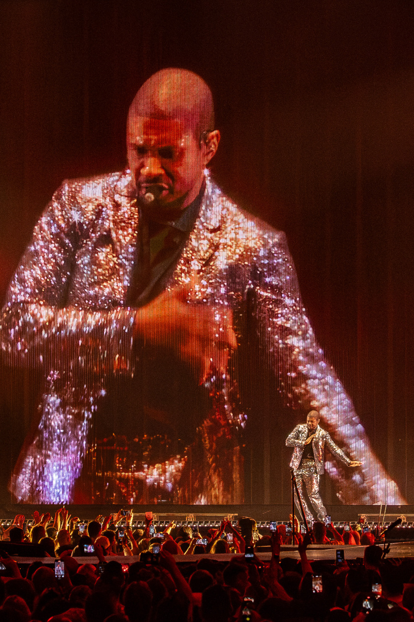 R'n'B-Alarm: der US-Star in der Hauptstadt. – Usher.