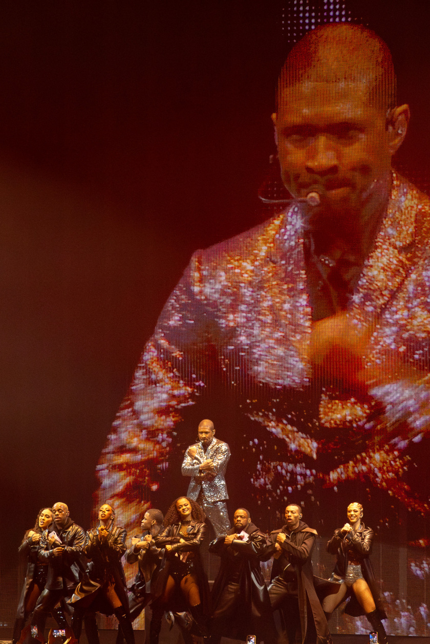 R'n'B-Alarm: der US-Star in der Hauptstadt. – Usher.